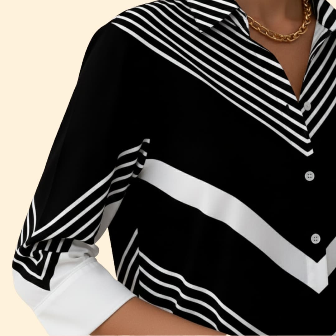 Women’s Floral Print Button-Up Shirt