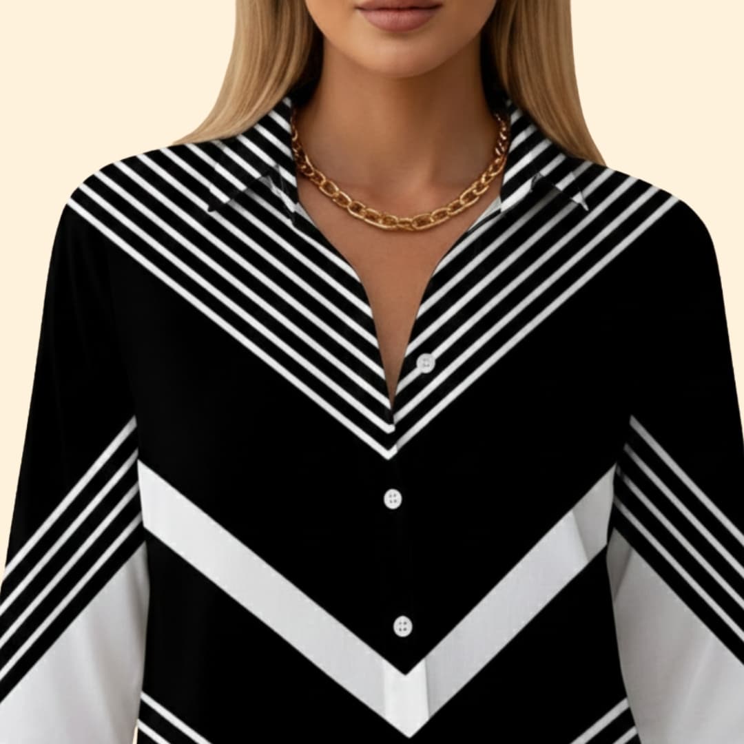 Women’s Floral Print Button-Up Shirt