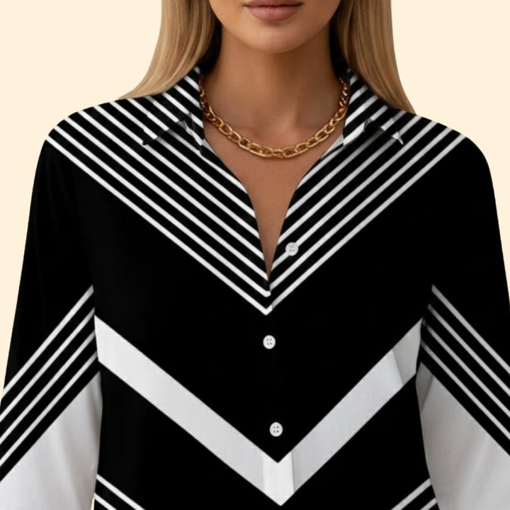 Women’s Floral Print Button-Up Shirt