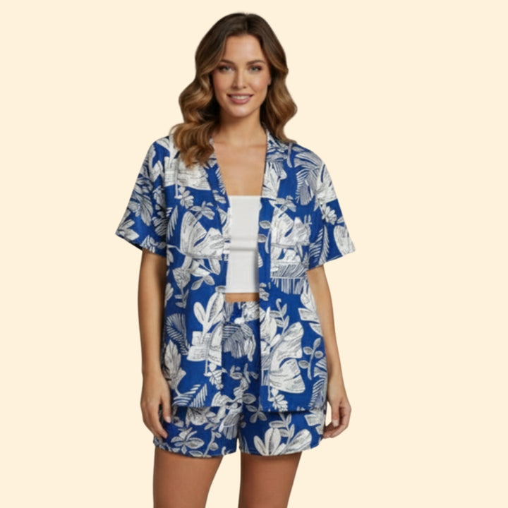 Women's Floral Print Lounge Set