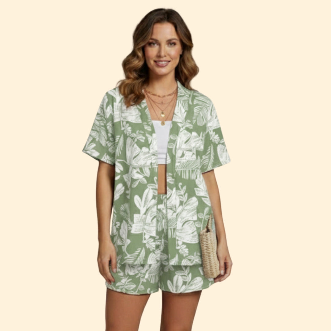Women's Floral Print Lounge Set