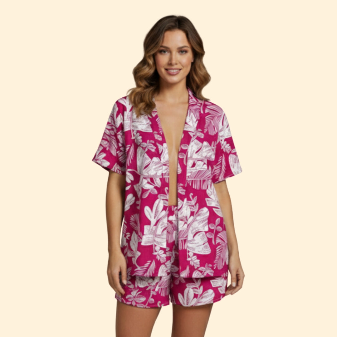 Women's Floral Print Lounge Set