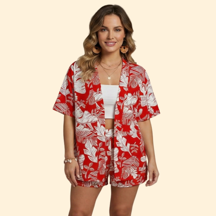 Women's Floral Print Lounge Set