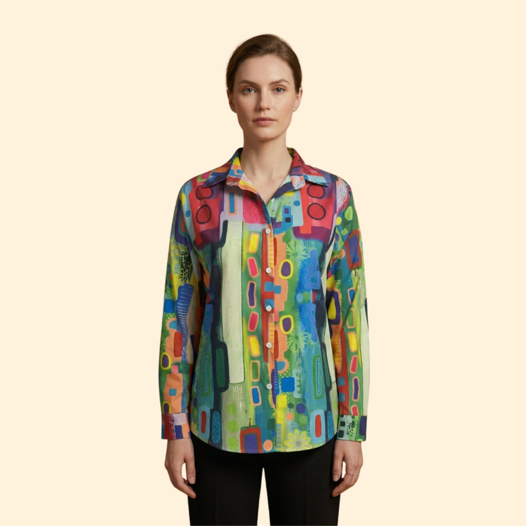 Women's Floral Print Shirt