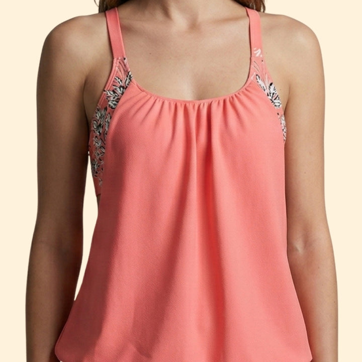 Women's Floral Print Tankini Set