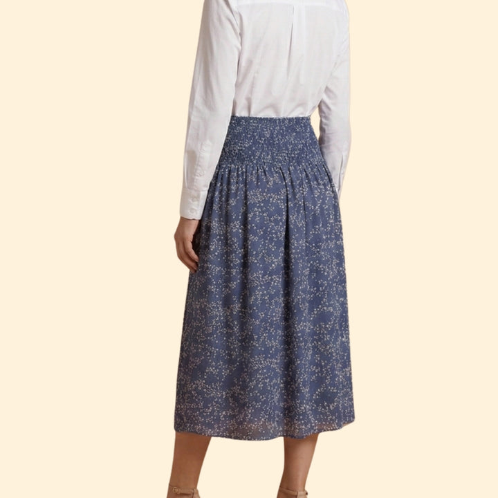 Women's Floral Slit Skirt