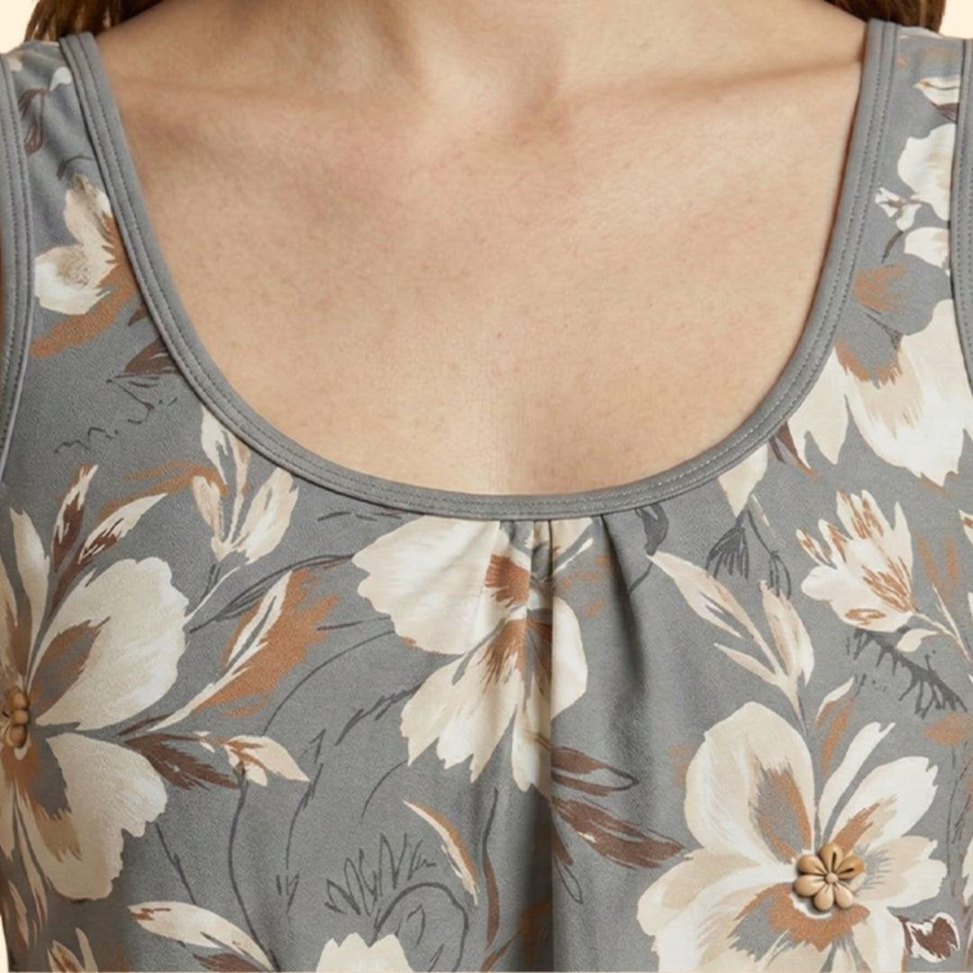 Women's Floral Tankini Set