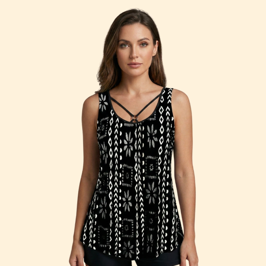 Women's Floral Tankini Set