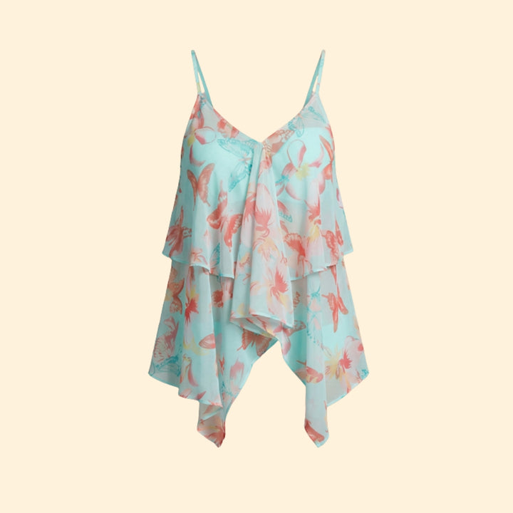 Women's Floral Tankini Set