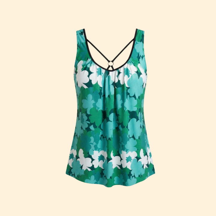 Women's Floral Tankini Set