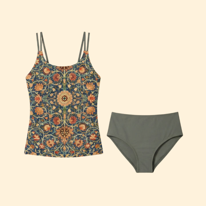 Women's Floral Tankini Set