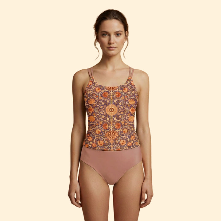 Women's Floral Tankini Set