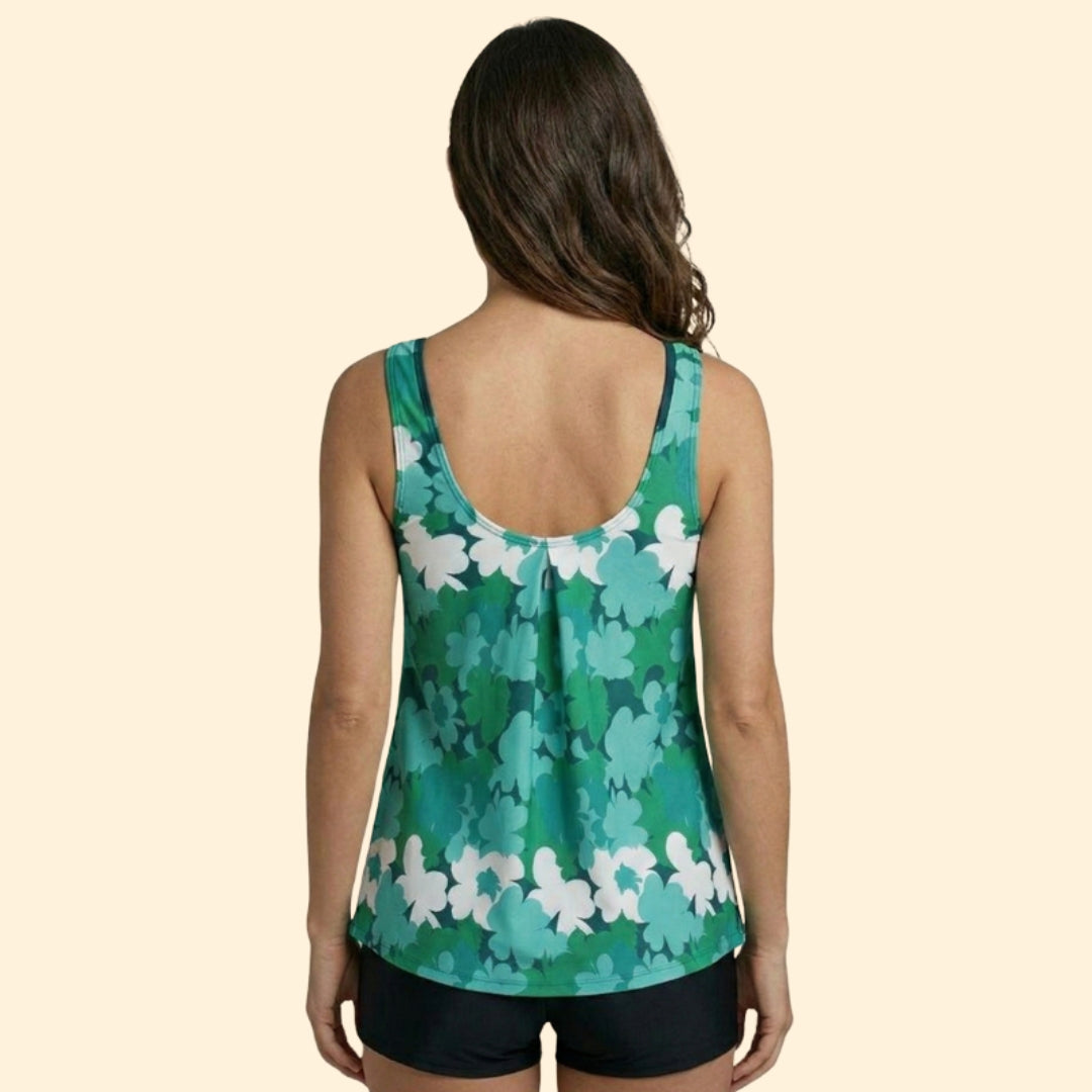 Women's Floral Tankini Set