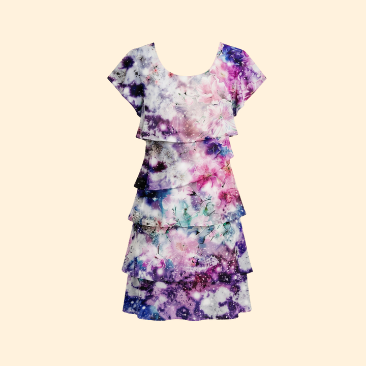 Women's Floral Tiered Dress