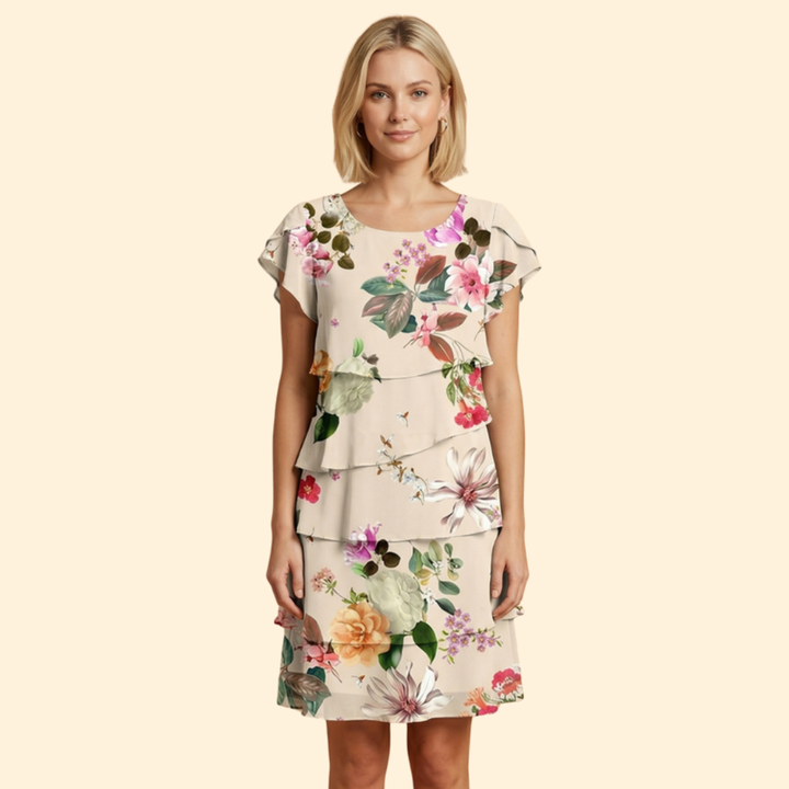 Women's Floral Tiered Dress