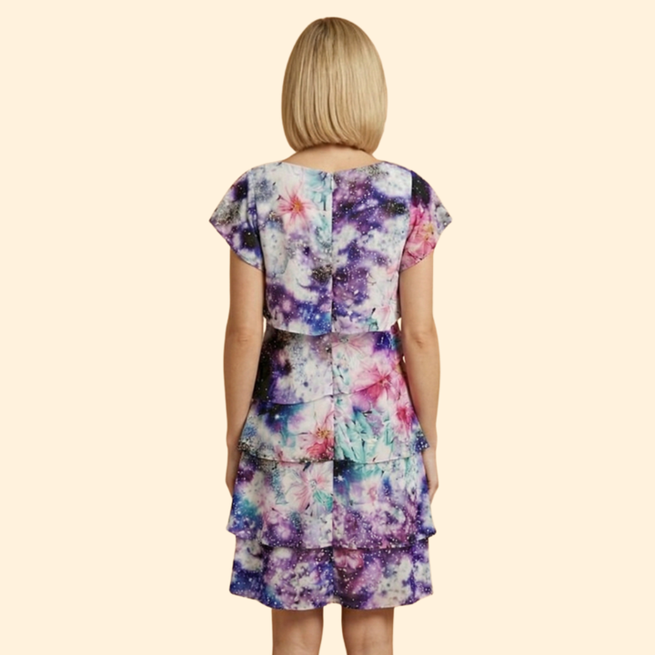 Women's Floral Tiered Dress