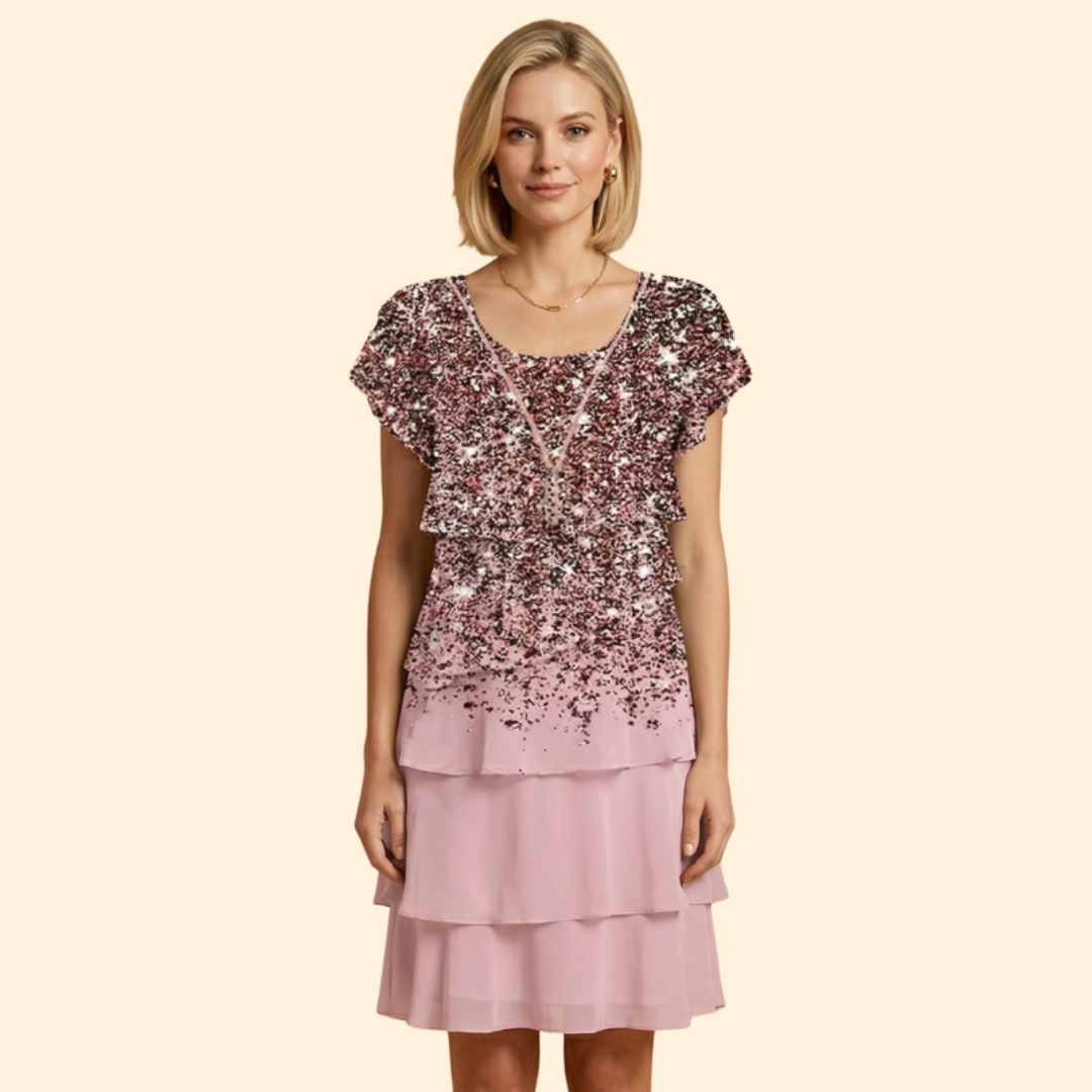 Women's Floral Tiered Dress