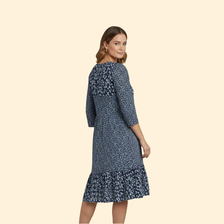 Women's Floral V-Neck Dress