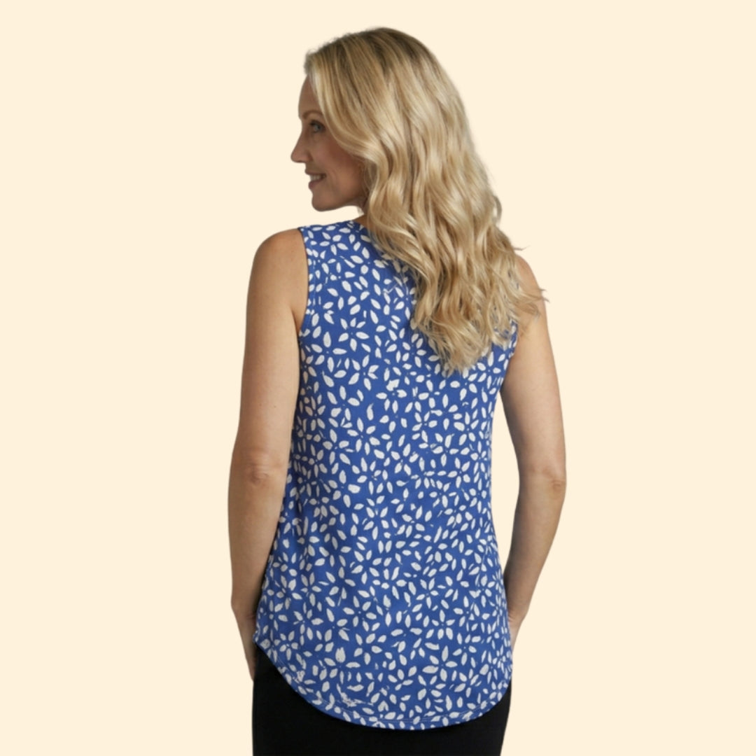 Women's Floral V-Neck Top