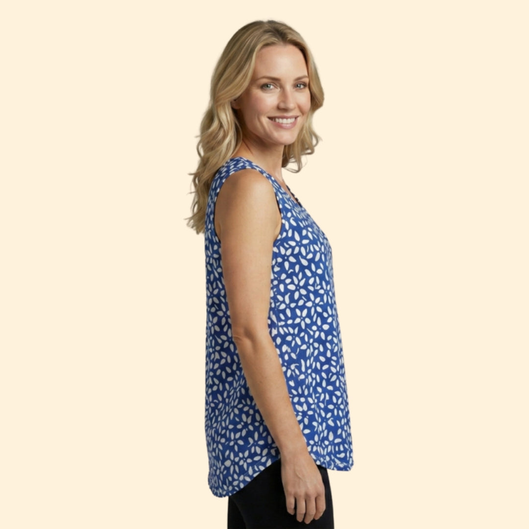 Women's Floral V-Neck Top