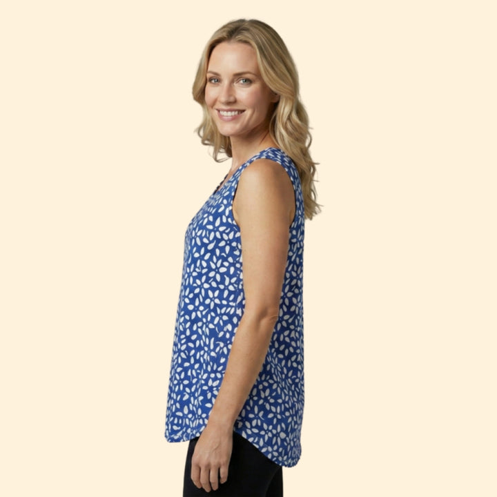 Women's Floral V-Neck Top