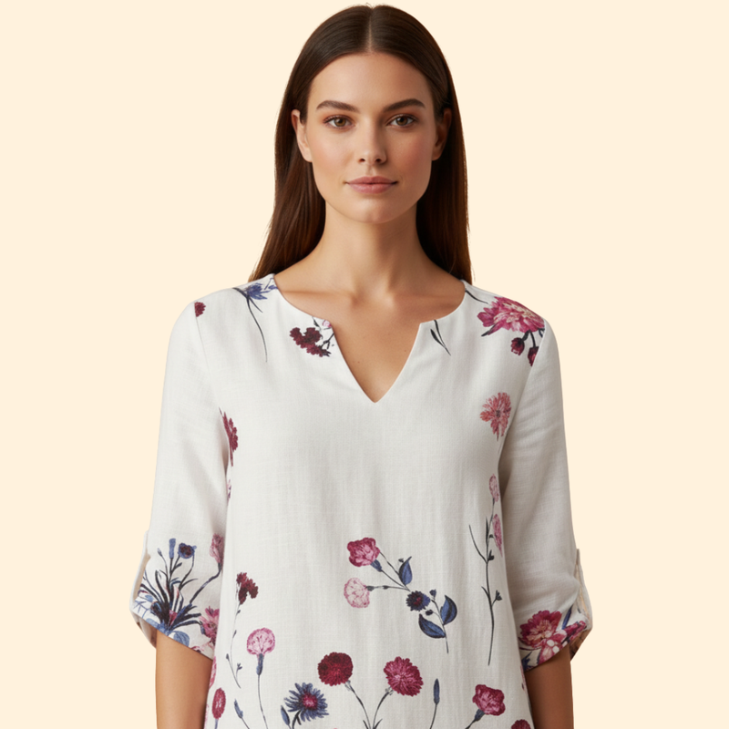 Women’s Floral V-neck Dress