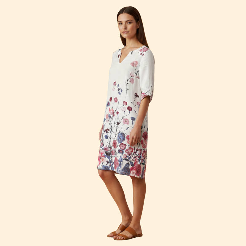 Women’s Floral V-neck Dress