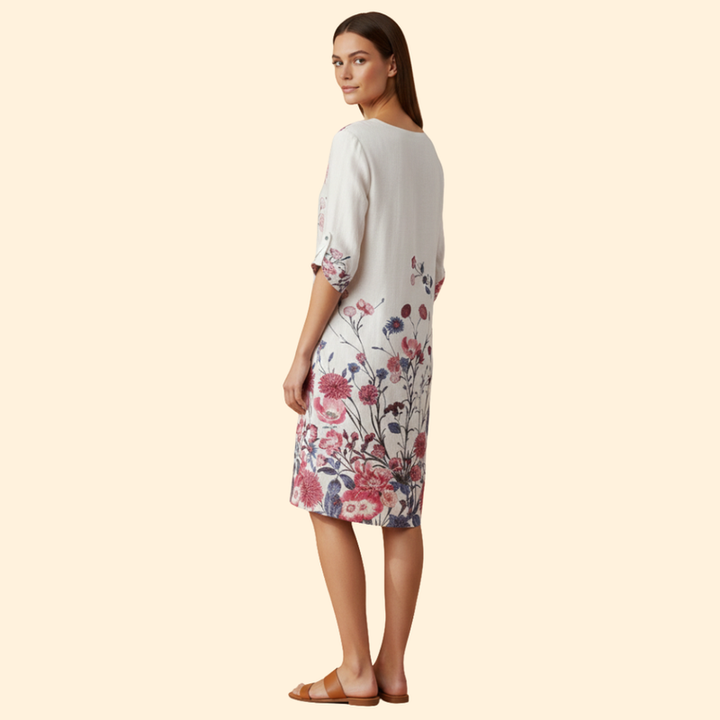 Women’s Floral V-neck Dress