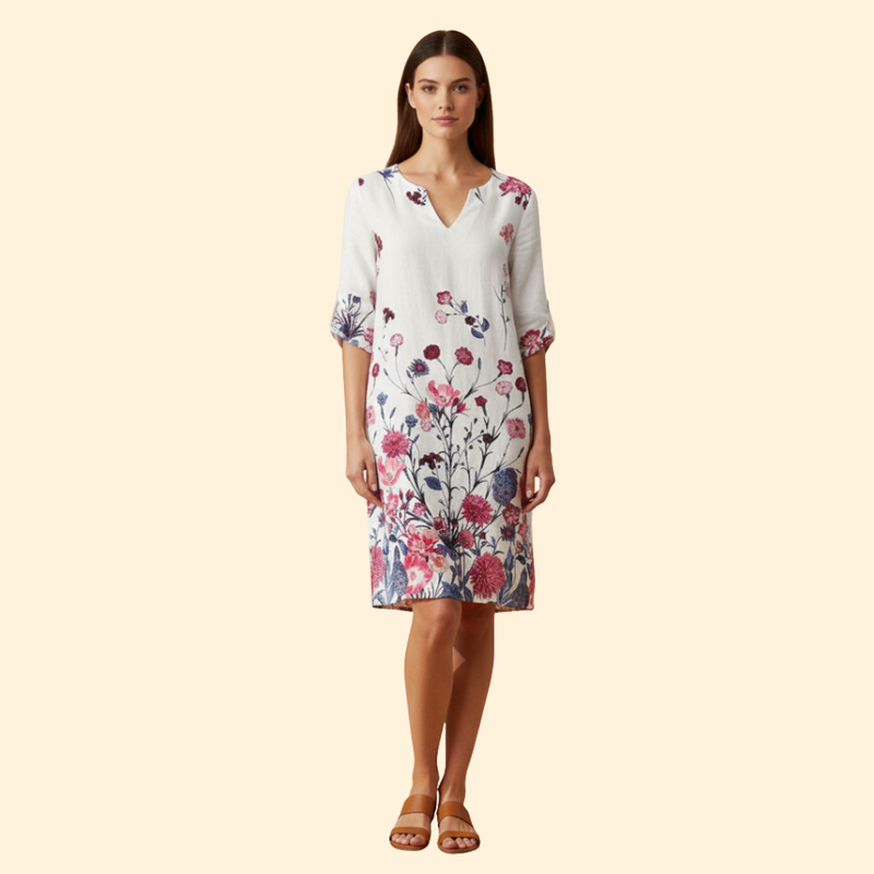 Women’s Floral V-neck Dress