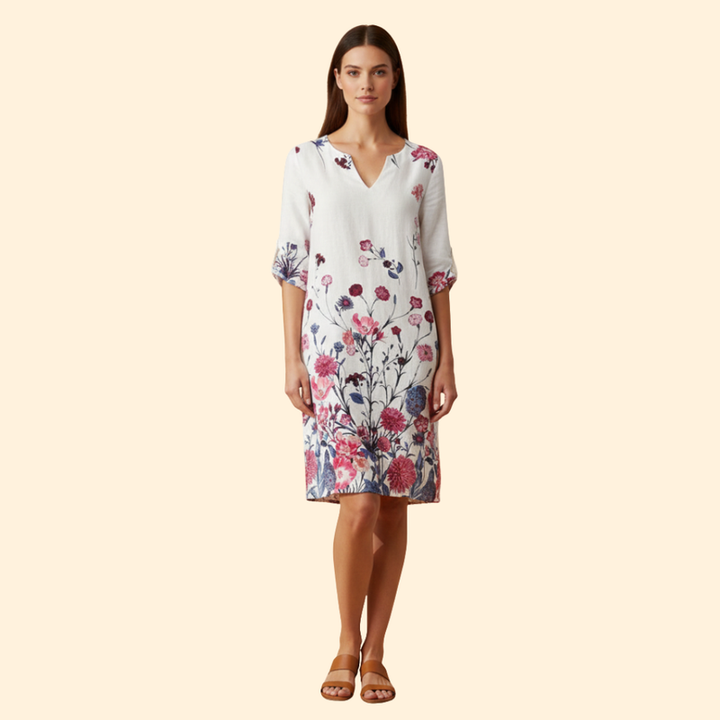 Women’s Floral V-neck Dress