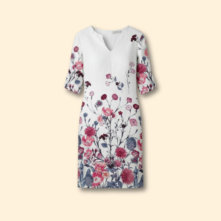 Women’s Floral V-neck Dress