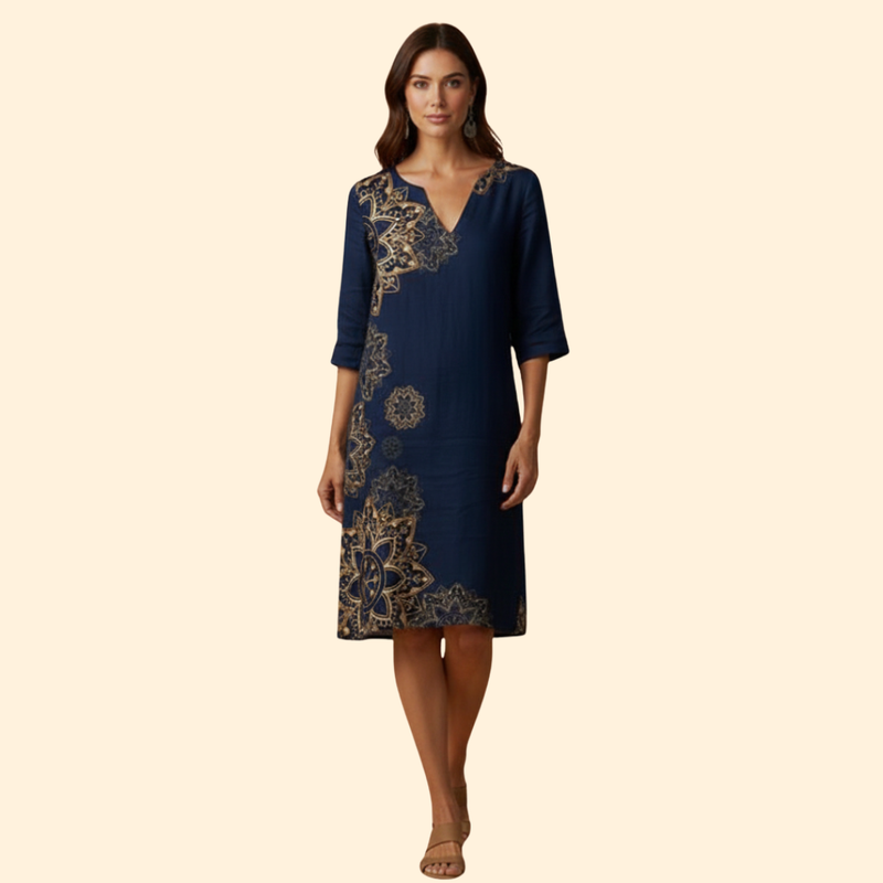 Women’s Floral V-neck Dress