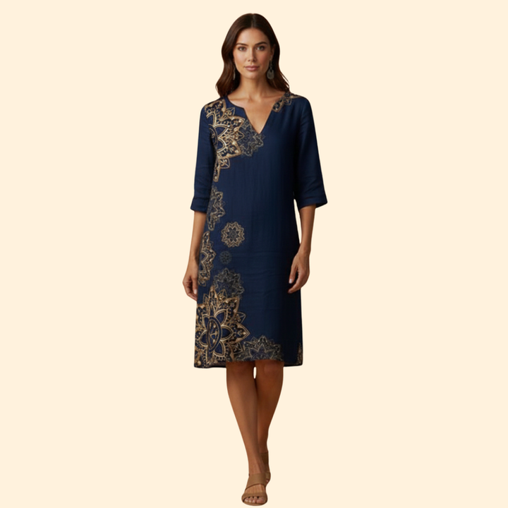 Women’s Floral V-neck Dress