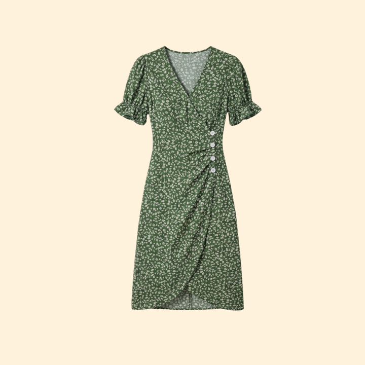 Women's Floral Wrap Dress