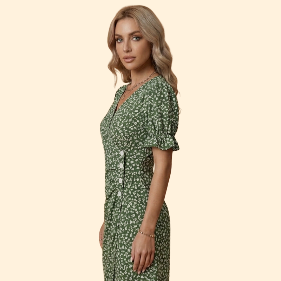 Women's Floral Wrap Dress