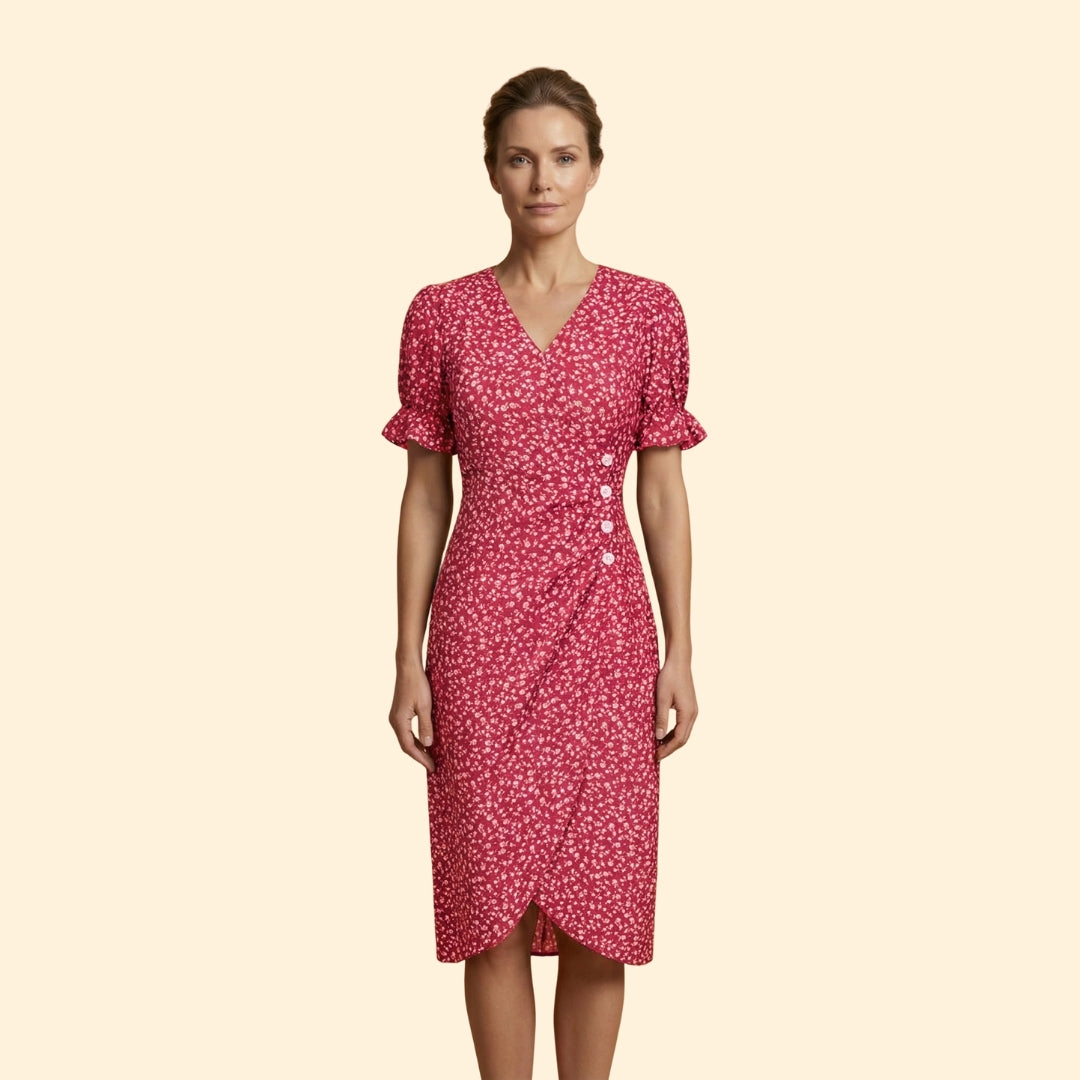 Women's Floral Wrap Dress