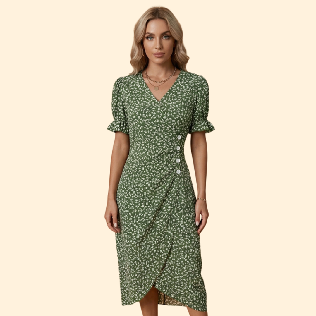 Women's Floral Wrap Dress