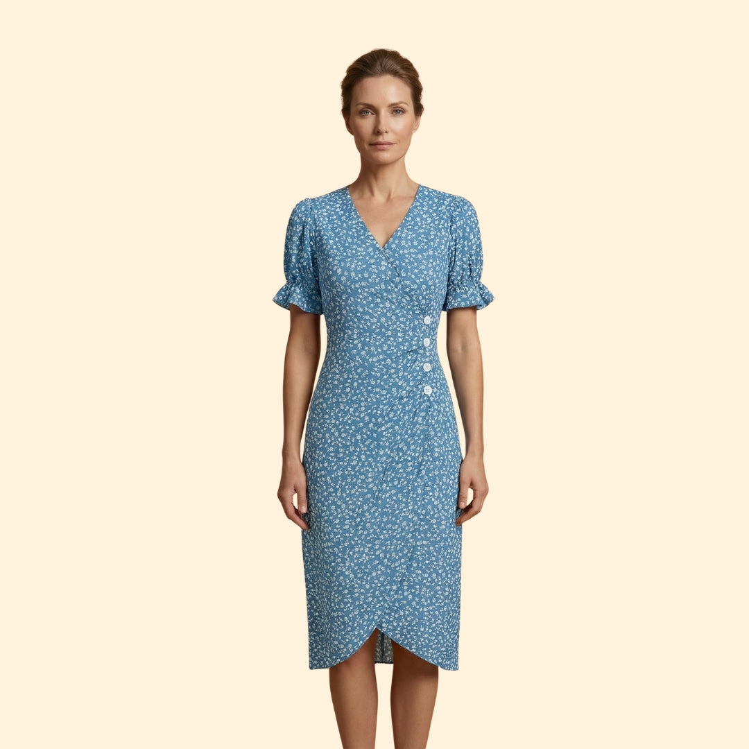 Women's Floral Wrap Dress