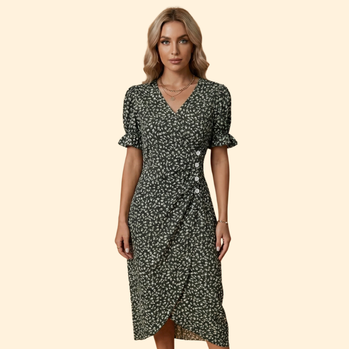 Women's Floral Wrap Dress