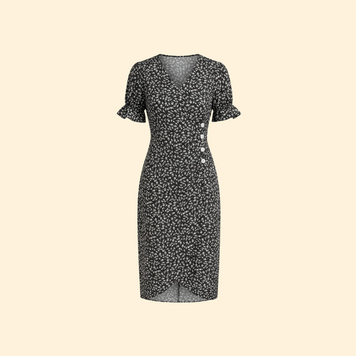 Women's Floral Wrap Dress