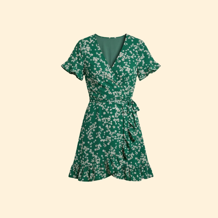 Women's Floral Wrap Dress