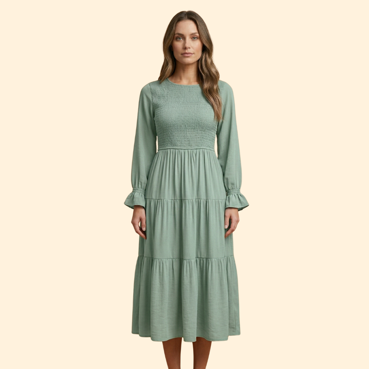 Women’s Flowing Long Sleeve Dress