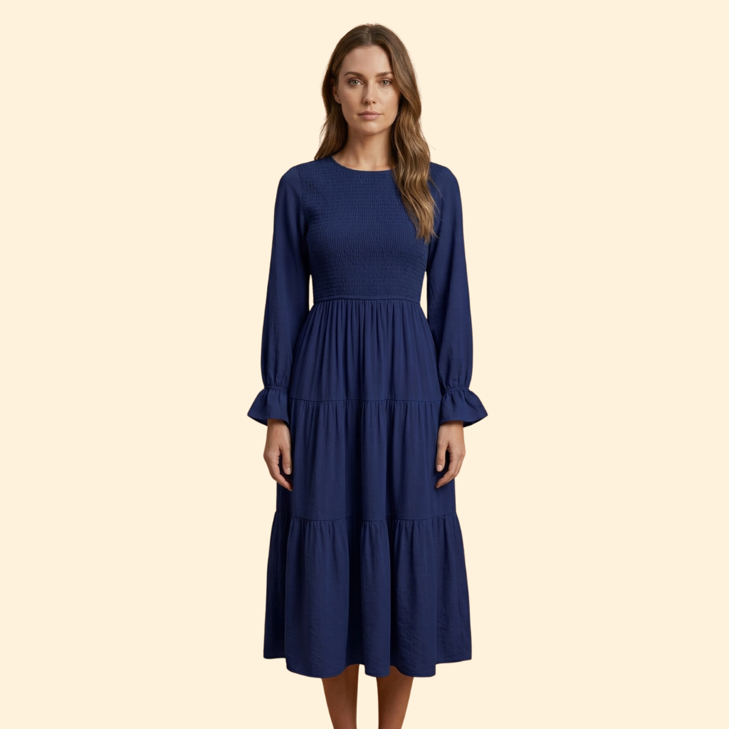 Women’s Flowing Long Sleeve Dress