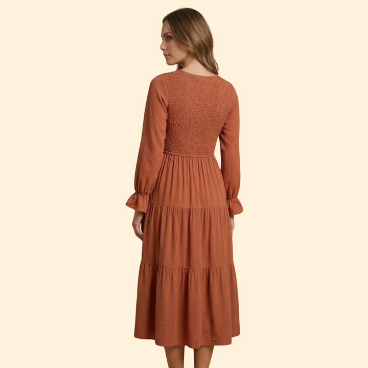 Women’s Flowing Long Sleeve Dress