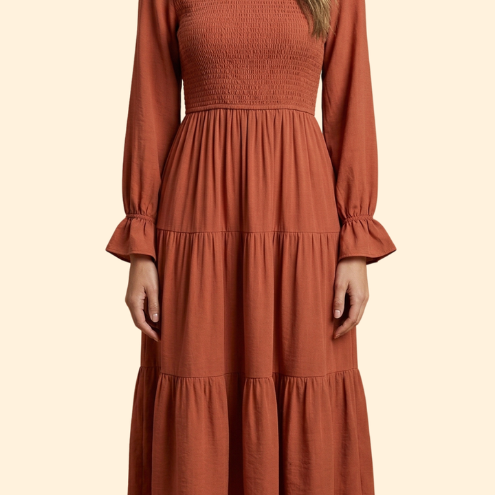 Women’s Flowing Long Sleeve Dress