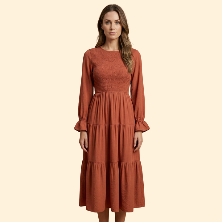 Women’s Flowing Long Sleeve Dress