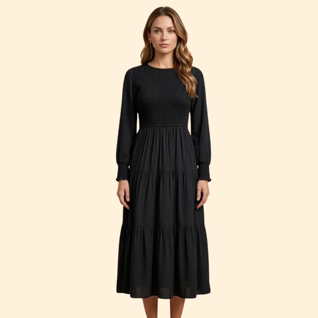 Women’s Flowing Long Sleeve Dress