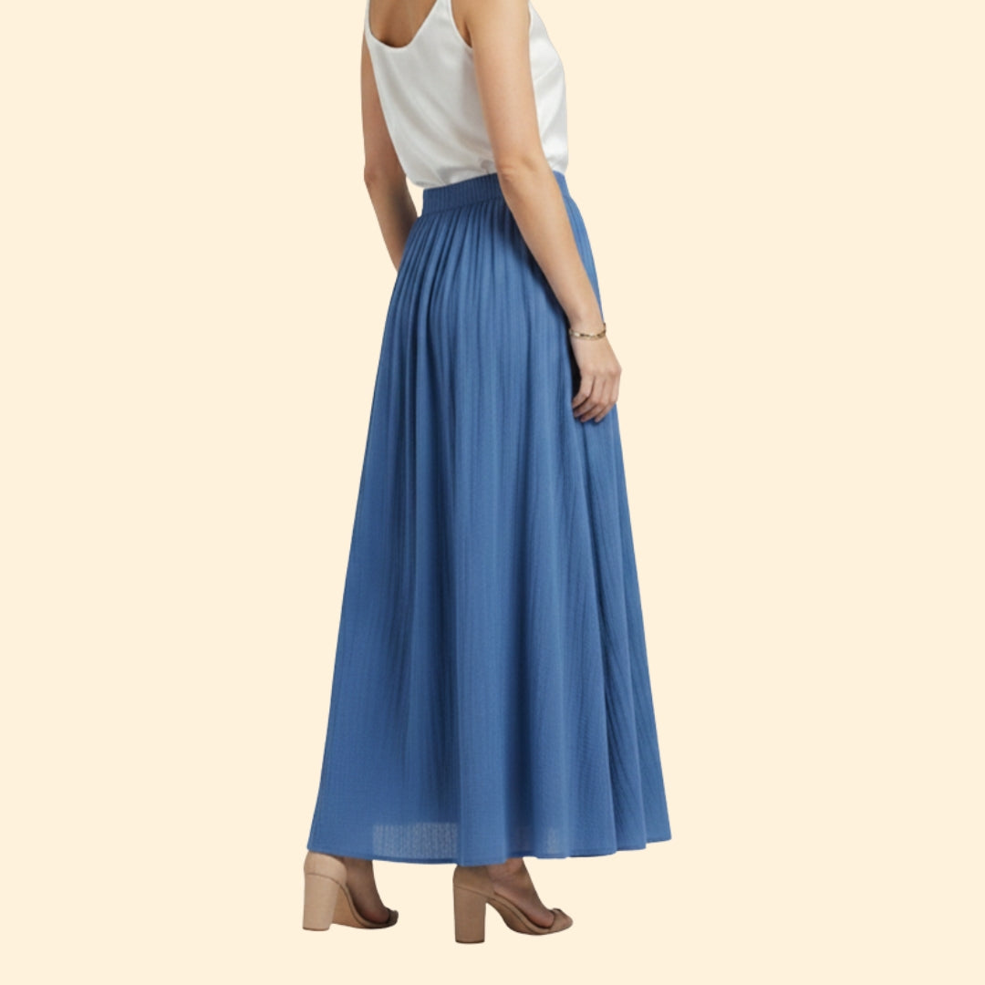 Women’s Flowing Maxi Skirt with High Waist