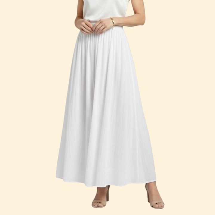 Women’s Flowing Maxi Skirt with High Waist