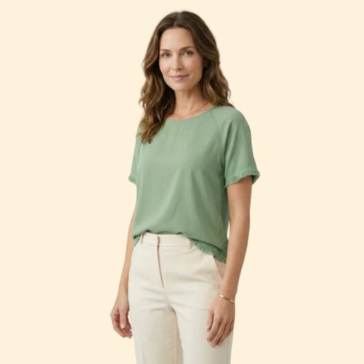 Women's Fringed Detail Tee